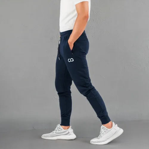 Vista 4 de Contour - Pantalones deportivos para hombre con cremallera y bolsillos, pantalones deportivos de crucero para hombre, pantalones deportivos