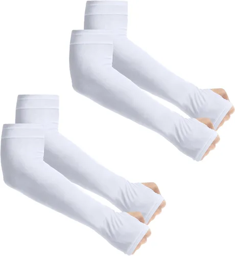 Vista 11 de Aegend - Mangas de protección solar con compresión, para cubrir tatuajes, mangas solares para hombres, mujeres y jóvenes
