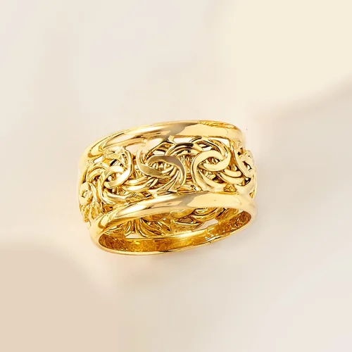Vista 5 de Ross-Simons Anillo bizantino ancho de oro amarillo de 18 quilates, Oro, no conocido