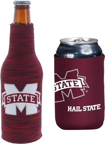 Vista 94 de College Team Color Logo Can & Bottle Holder Insulator Beverage Cooler Set
