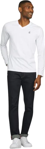Vista 2 de Psycho Bunny Camiseta de manga larga con cuello en V para hombre