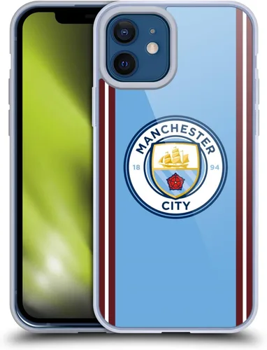 Vista 119 de Head Case Designs Funda de gel con licencia oficial del Manchester City Man City FC Away 2022/23 [protección de grado militar] compatible con Apple