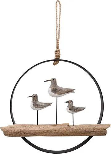 Vista 10 de YUMBOR Adorno rústico de ballena de madera colgante, ballena náutica desgastada, adorno de pared colgante de playa, temática costal, decoración