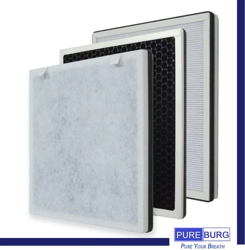 Vista 6 de PUREBURG Filtro de repuesto compatible con Oregon Scientific CF8410 y Ivation IVAHAP300 y SereneLife PSLAPU35 purificador de aire, 2
