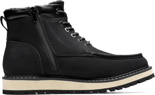 Vista 3 de Bruno Marc Botas estilo mocasín para hombre, cómodas, informales, con cuña