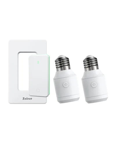 Vista 9 de Zoiinet Enchufe de bombilla de control remoto de 500 W, interruptor de luz inalámbrico para lámpara de cadena de tracción, soporte de base