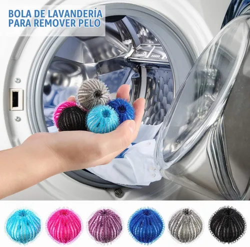 Vista 4 de Blulu 24 unidades de removedor de pelo de mascotas para secadora de ropa, bolas reutilizables para lavadora, atrapa pelo mascotas, perros y gatos