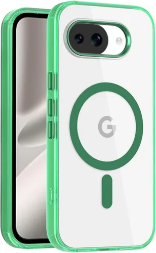 Vista 14 de Funda magnética transparente para Google Pixel 10A de 6.3 pulgadas, antiamarilleo, compatible con MagSafe a prueba de golpes, delgada, para Pixel