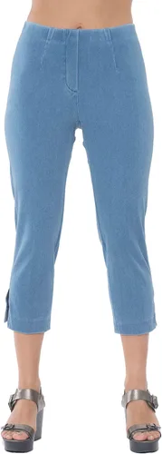 Vista 2 de Sidney Denim Capri en el famoso Sasha Fit