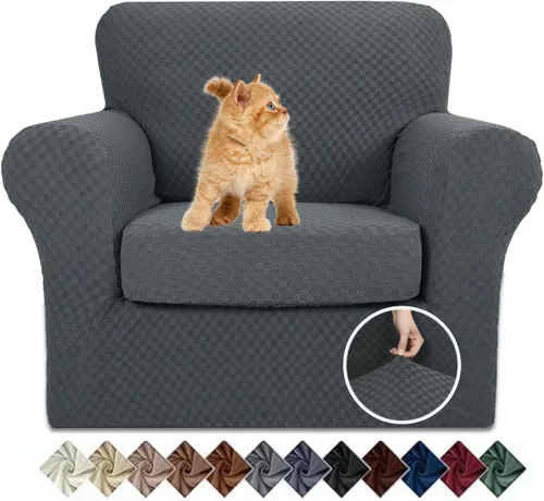 Vista 153 de YEMYHOM - Fundas elásticas para cojín individual, protector de sofá, silla, asiento, funda deslizante, funda suave de sofá, reemplazo, grande, a