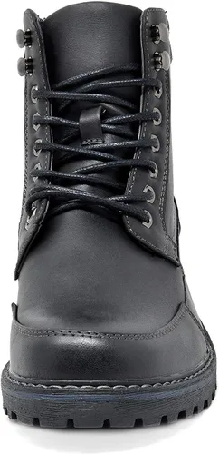 Vista 5 de Bruno Marc - Botas para hombre de combate estilo Oxford para motocicleta