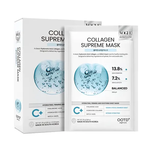 Vista 10 de Mascarilla facial coreana #OOTD para el cuidado de la piel seca y sensible Mascarillas en hoja hidratantes, revitalizantes, calmantes