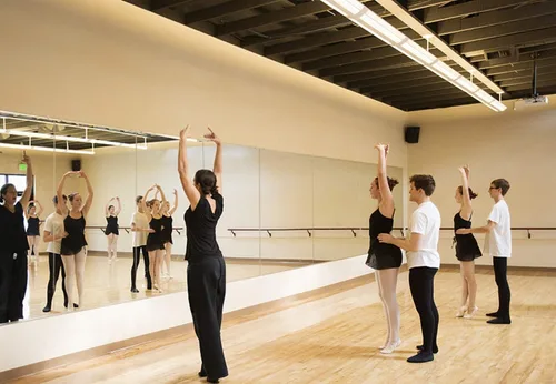 Vista 7 de Espejo de actividad de gimnasio sin marco para gimnasia, yoga, fitness, baile, 48 x 32 pulgadas (3 piezas)