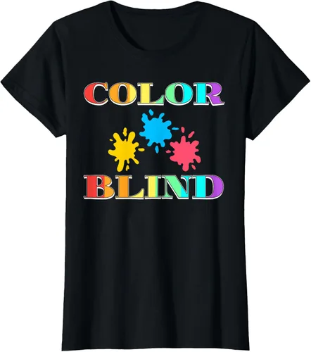 Vista 31 de Color Blind Camiseta Test Funny Glasses Visions