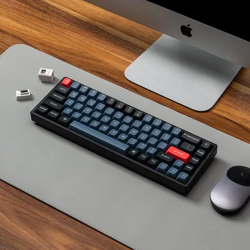 Vista 4 de Keychron K6 Pro QMKVIA Teclado mecánico inalámbrico, marco de aluminio intercambiable en caliente, teclado programable personalizado