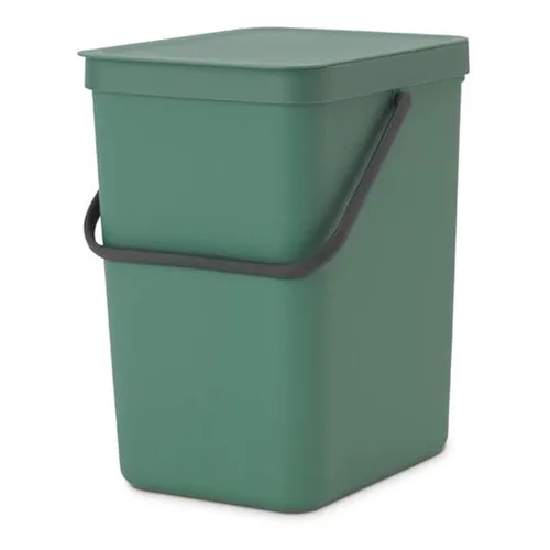 Vista 28 de Brabantia Sort & Go Recipiente de Residuos de 0.8 Galones (Verde Abeto) Cubo de Reciclaje Eficiente en Espacio con Asa, Tapa Extraíble y que