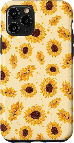 Vista 10 de Funda para iPhone 13 Pro Girasol Hermosa Mujer Niña Amarillo Verano Girasol