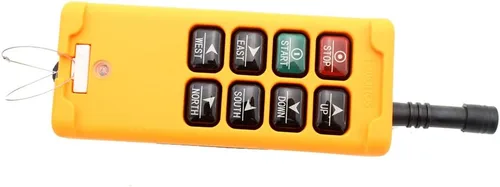Vista 3 de 8-Key Industrial Crane Control remoto, AC/DC 12-24V