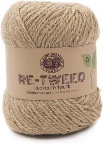 Vista 13 de Lion Brand Yarn ReTweed - Ovillo de lana (1 madeja), color hielo ártico