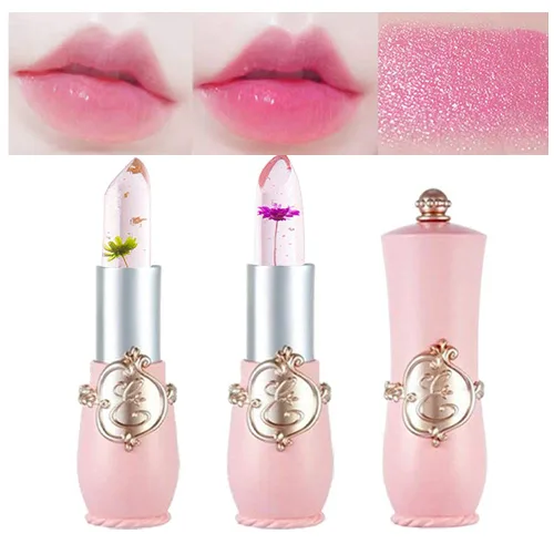 Vista 14 de BINGBRUSH 2 lápices labiales que cambian de color PH – Bálsamo labial de flor de gelatina, tinte labial hidratante activado por temperatura, lápiz