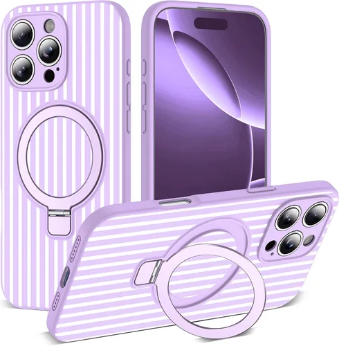 Vista 66 de SKYLMW Funda diseñada para iPhone 11 con soporte magnético invisible Compatible con Mag-Safe, a prueba de caídas de grado militar, a prueba