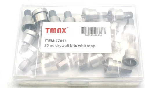 Vista 3 de TMAX 20 piezas PH2 Phillips #2 Drywall Impact Ready Destornillador Broca Insertar Broca Setter con tapón
