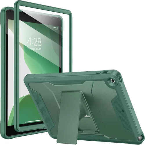Vista 22 de Soke Funda para iPad de 9ª/8ª/7ª generación de 10.2 pulgadas (versión 2021/2020/2019), con protector de pantalla integrado y soporte, funda