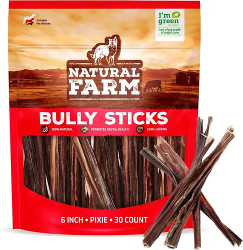 Vista 33 de Natural Farm Golosinas de colágeno trenzadas para perros (30 cm, paquete de 6), palitos de colágeno, golosinas naturales para perros, de larga