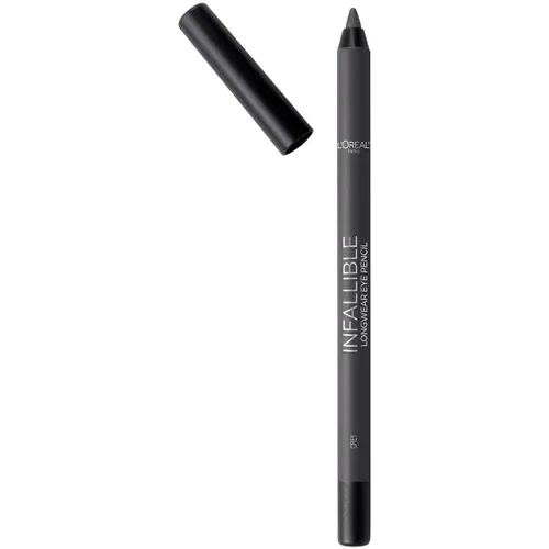 Vista 14 de L'Oreal Paris Makeup Infallible Pro-Last Lápiz delineador de ojos, impermeable y resistente a las manchas, se desliza con facilidad para crear