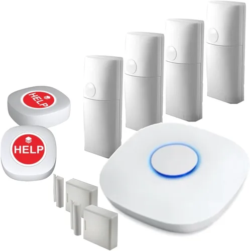 Vista 6 de Connected Caregiver Sistema de alerta médica Safety+ Gemini 4G para personas mayores: avanzado, detección de caídas, monitor 24/7, localización