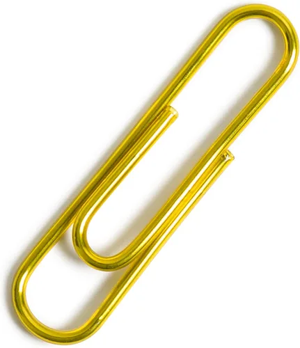 Vista 3 de U Brands Clips para papel, 1000 unidades, clips medianos de 1 pulgada, acabado dorado Oro