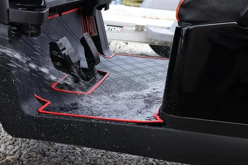 Vista 7 de Alfombrilla para carrito de golf, color negro, ajuste personalizado, para Club Car Precedent 2004+, Tempo/Onward 17+