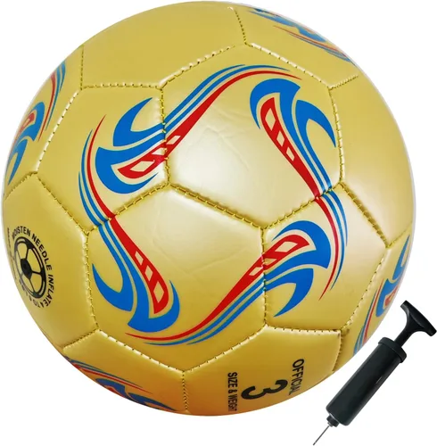 Vista 7 de ABAJI Pelota de Fútbol Tamaño 3 4 5 Pelotas de Entrenamiento de Práctica Regalo Cuero Más Grueso Anti Explosión para Interior y Exterior Viene
