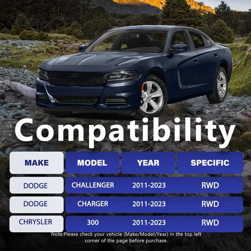 Vista 2 de Brazo de control, repuesto para brazo de control delantero inferior con kit de suspensión de rótula compatible con Dodge Charger 2011-2019, Dodge