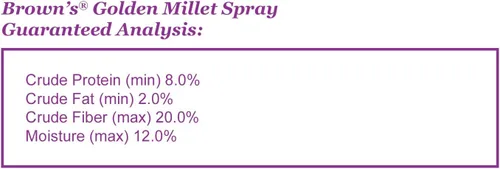 Vista 4 de F.M. Brown's - Spray de mijo dorado, 5 libras