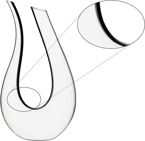 Vista 3 de Decantador de vino Amadeo de sommelier para cena de gala Riedel, talla única , Transparente