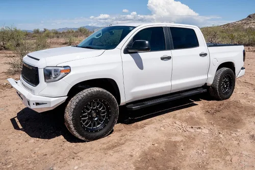 Vista 9 de Raptor Series Estribos escalones de 6 pulgadas estilo OEM aluminio negro compatible con Super Cab 15-26 F-150 17-26 F-260/F-350 Super Duty