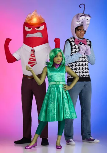 Vista 3 de Disfraz de Niña de Disgust de Disney Pixar Inside Out para Niños pequeños Multicolor