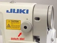 Vista 3 de Juki DDL8700 Máquina de coser de punto de bloqueo recto industrial (solo cabeza) sin mesa y motor