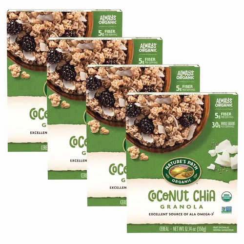 Vista 7 de Nature´s Path - Caja de granola de coco y chía orgánica saludable