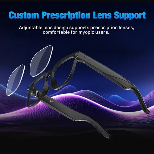Vista 12 de Gafas inteligentes AI con cámara, video 4K, traducción en tiempo real