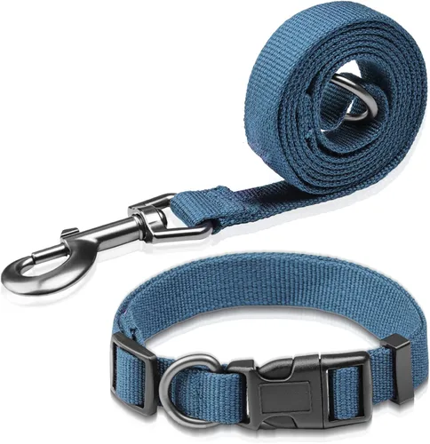 Vista 13 de Collar de perro beige para perros pequeños, transpirable, antiolor y suave, cómodo para cachorros de piel sensible, 90% rayón de bambú, collar