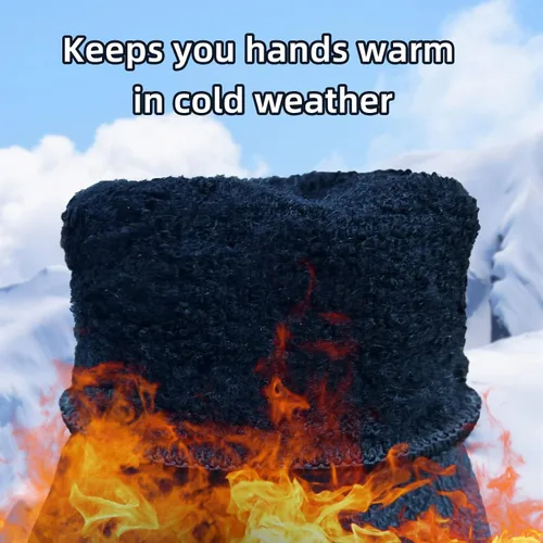 Vista 3 de Evridwear - 3 pares de guantes de trabajo para congelador de invierno con revestimiento de látex forro cálido y aislante guantes para clima frío