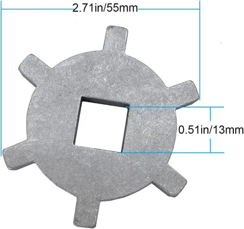 Vista 4 de Llave de herramienta de extracción e instalación de filtro de combustible de aleación de aluminio DOCA para Mercury Verado/Optimax