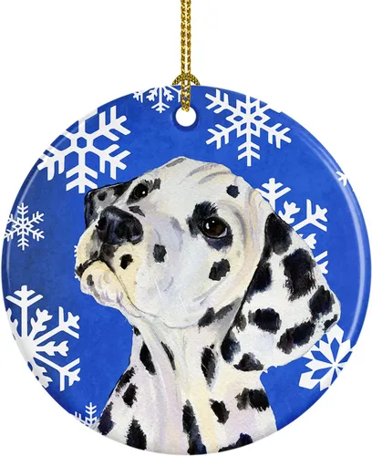 Vista 181 de Caroline's Treasures Cavalier Spaniel - Adorno de cerámica para colgar en el árbol de Navidad, para el hogar, Navidad, fiestas, regalo, 3 pulgadas
