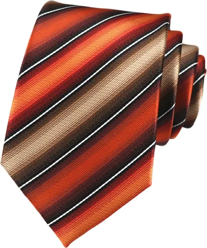 Vista 126 de Secdtie Corbata clásica de seda tejida jacquard a rayas para hombre