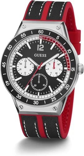 Vista 5 de GUESS Mens Sport Race-Inspired Multifunction 44mm Watch