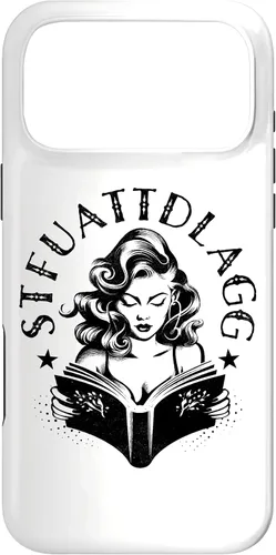 Vista 22 de Sexy STFUATTDLAGG Hot Woman Reading Spicy Good Book Love Case for iPhone 17