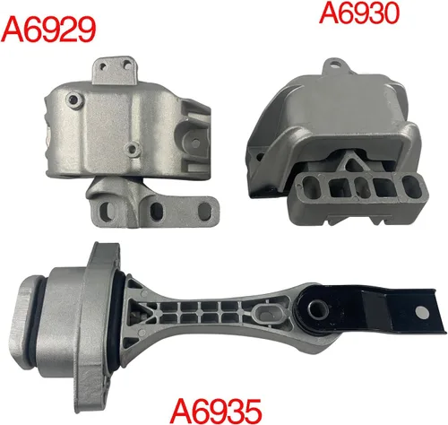Vista 2 de BST BSSP 3PCS A6929 A6930 A6935 Juego de Montaje de Motor y Transmisión Compatible con VW Jetta 1.8L 2.0L 2000-2005 y Volkswagen Golf 2000-2005
