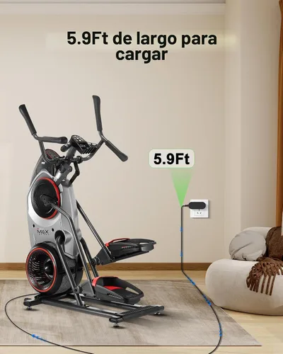 Vista 4 de WUKUR Cable de alimentación de 9V 2A compatible con Bowflex Max Trainer M5 M3 M7 M8 HVT Cinta de correr para ejercicio